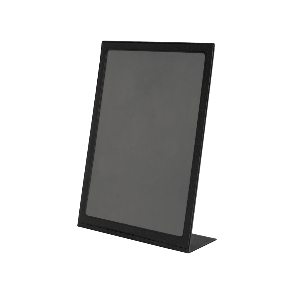 쇼케이스A4(가죽/세로/검정)