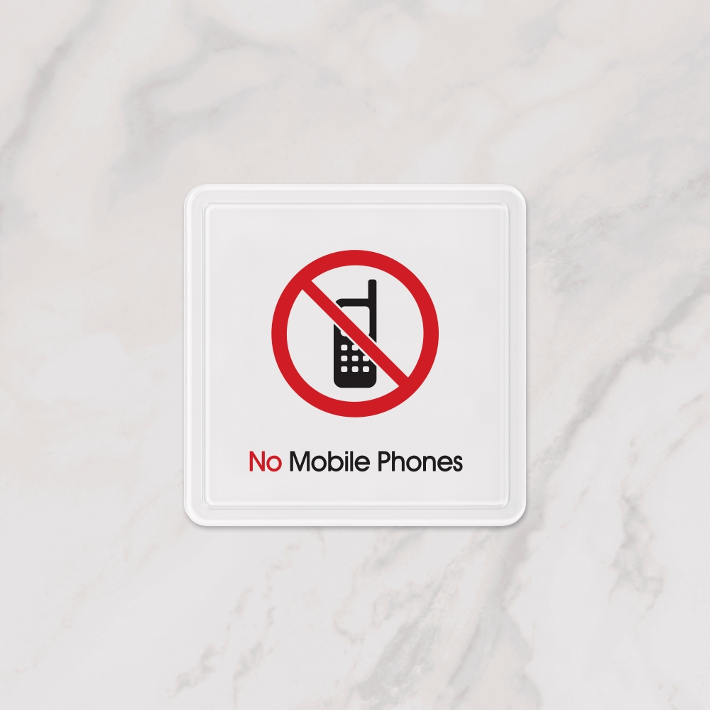 휴대폰사용금지(몰딩)